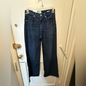Citizens Of Humanity Indigo Wide Leg Jeans